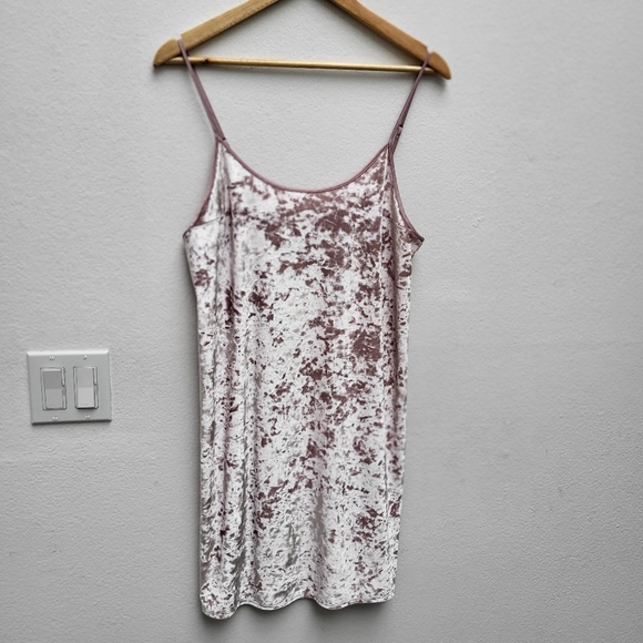 Victoria Secret pink night gown dress velvet - Picture 2 of 5